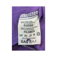 GAS Purple Short Sleeve Button Up Shirt