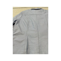 Vintage Merilleno Light Blue Leather Zip Jacket