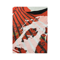 Blusa Y2K Assimétrica de Ombros Descobertos com estampado gráfico