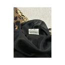 Leopard Print Ruffle Asymmetrical Handkerchief Hem Slip Dress