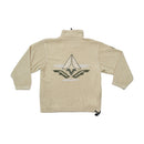 Fire Fly Vintage Embroidered Quarter Zip Fleece