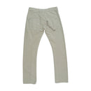 Marithé + François Girbaud Beige Embroidered Flap Pocket Five-Pocket Jeans