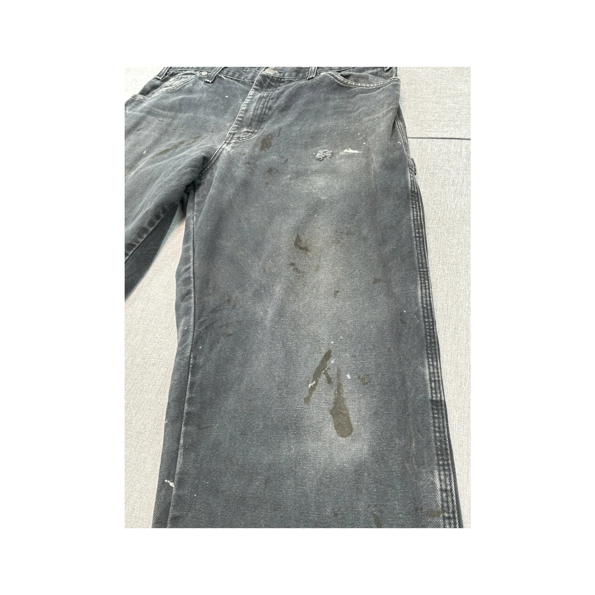 Dickies Vintage Black Distressed Carpenter Jeans
