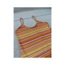Chevron Zigzag Strappy Mini Dress