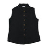 ARMONY All-Over Embroidered Pattern Snap-Front Vest Jacket