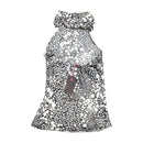 Effetti Floral Strapless Ruffle Dress