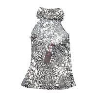 Effetti Floral Strapless Ruffle Dress
