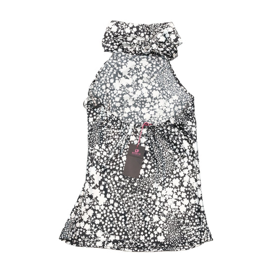 Effetti Floral Strapless Ruffle Dress
