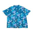 Yamaris Ocean Print Viscose Button Up Shirt