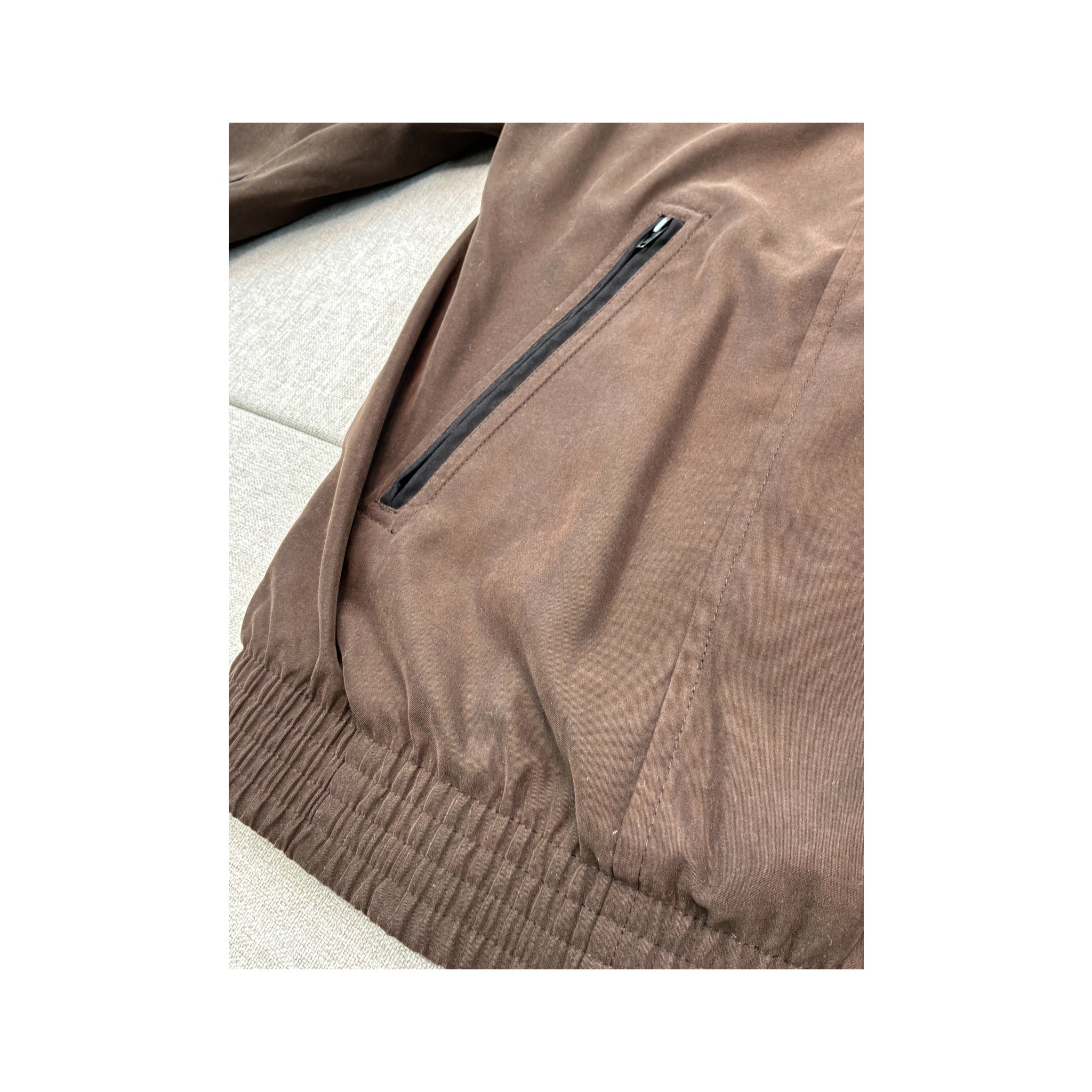 Champion Vintage Brown Zip-Up Track Jacket