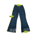Siddharta Vintage Embroidered Cotton Flare Pants