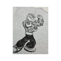 Popeye Tattoo Graphic Cotton Blend Shirt
