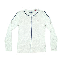 Gray Melange Crewneck Sweater
