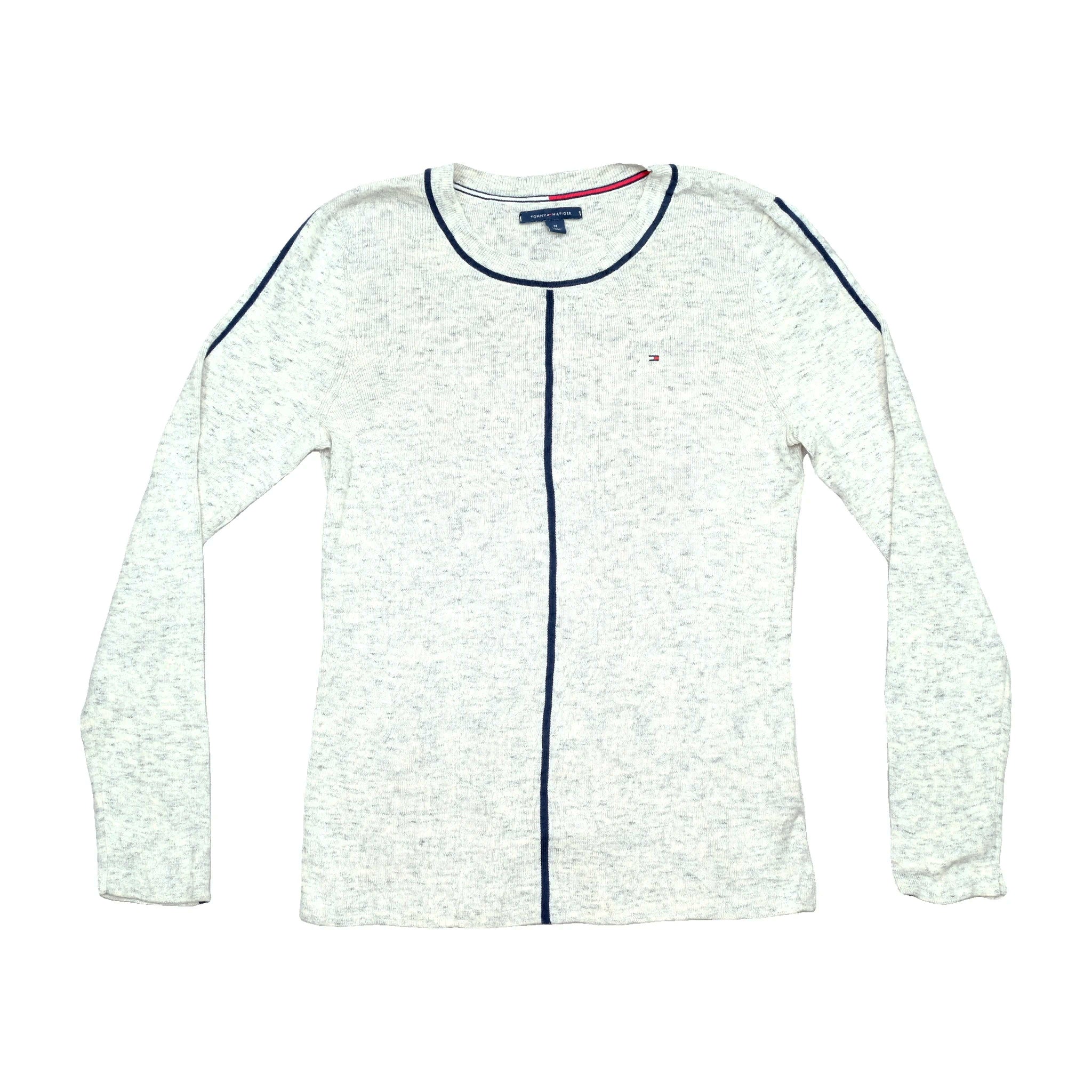 Gray Melange Crewneck Sweater