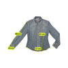 Moschino Jeans Frayed Trim Denim Button Up Shirt