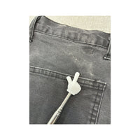 Calças de carpinteiro Dickies vintage pretas de trabalho
