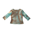 Blusa Only Nine Petite em Rede Tie-Dye com Lantejoulas