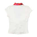 Rinascimento Floral Trim Tie Front Blouse (Repriced)