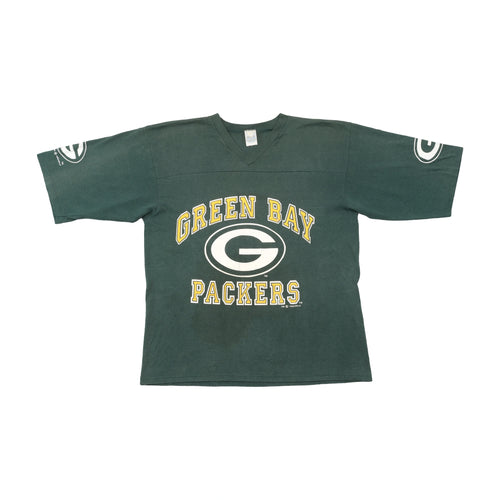 T-shirt NFL vintage Green Bay Packers com decote em V