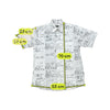 Camisa Much More de Manga curta com estampado abstrato e Texto