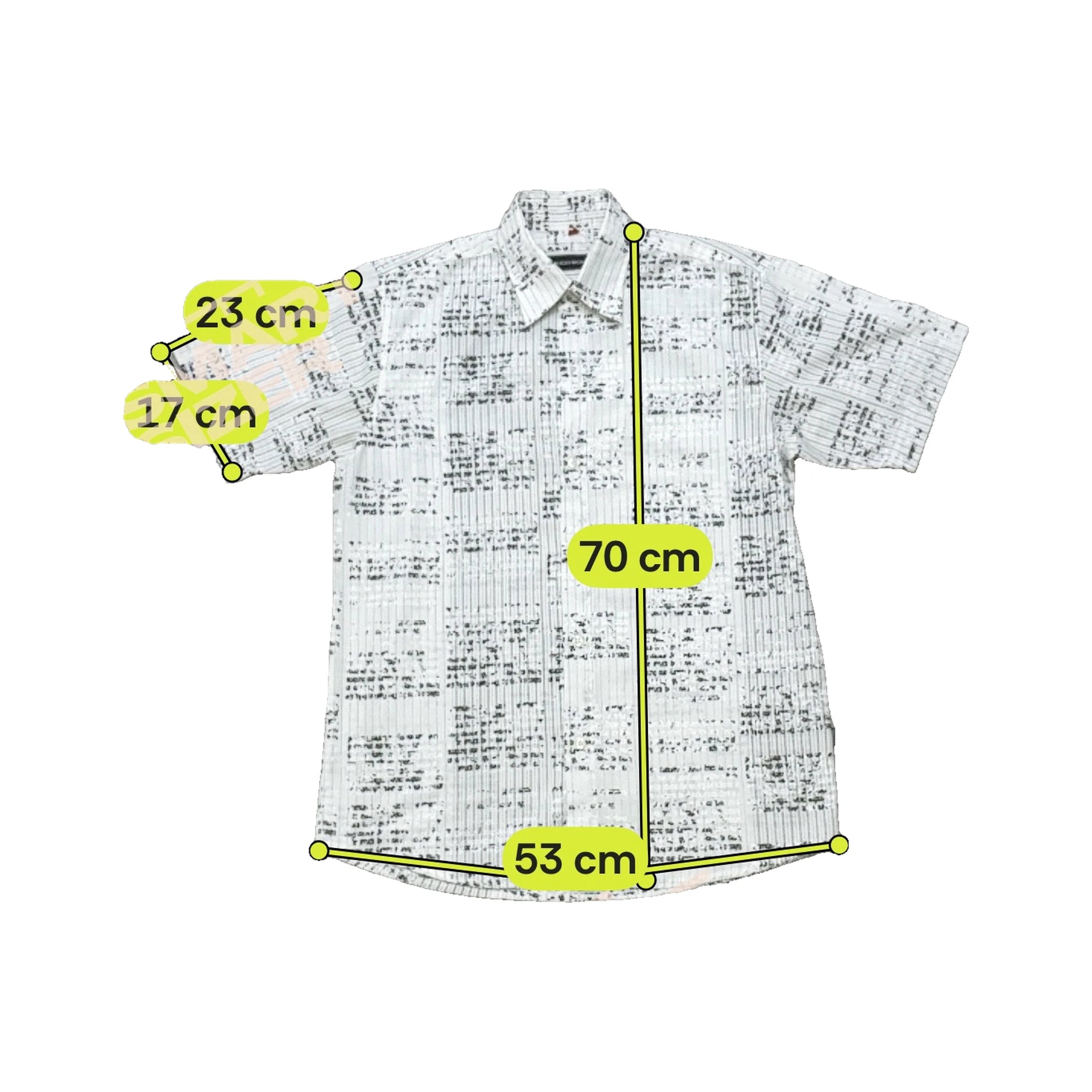 Camisa Much More de Manga curta com estampado abstrato e Texto