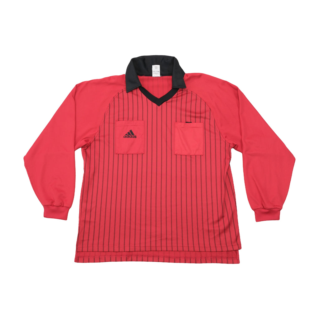 Adidas Striped Long Sleeve Referee Shirt