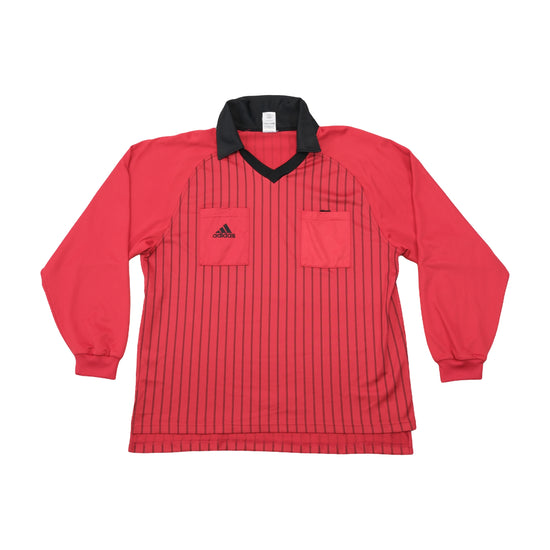 Adidas Striped Long Sleeve Referee Shirt
