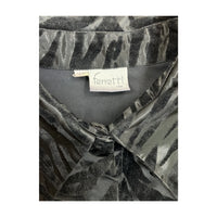 Black Zebra Print Jacket