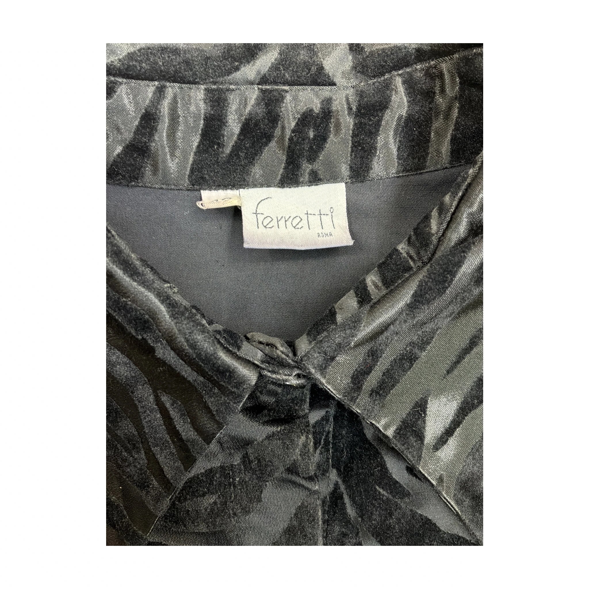 Black Zebra Print Jacket