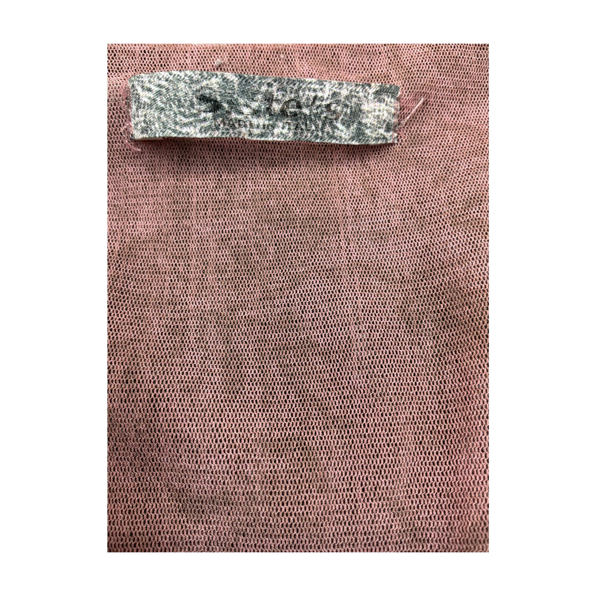 Pink and Brown Dress Top