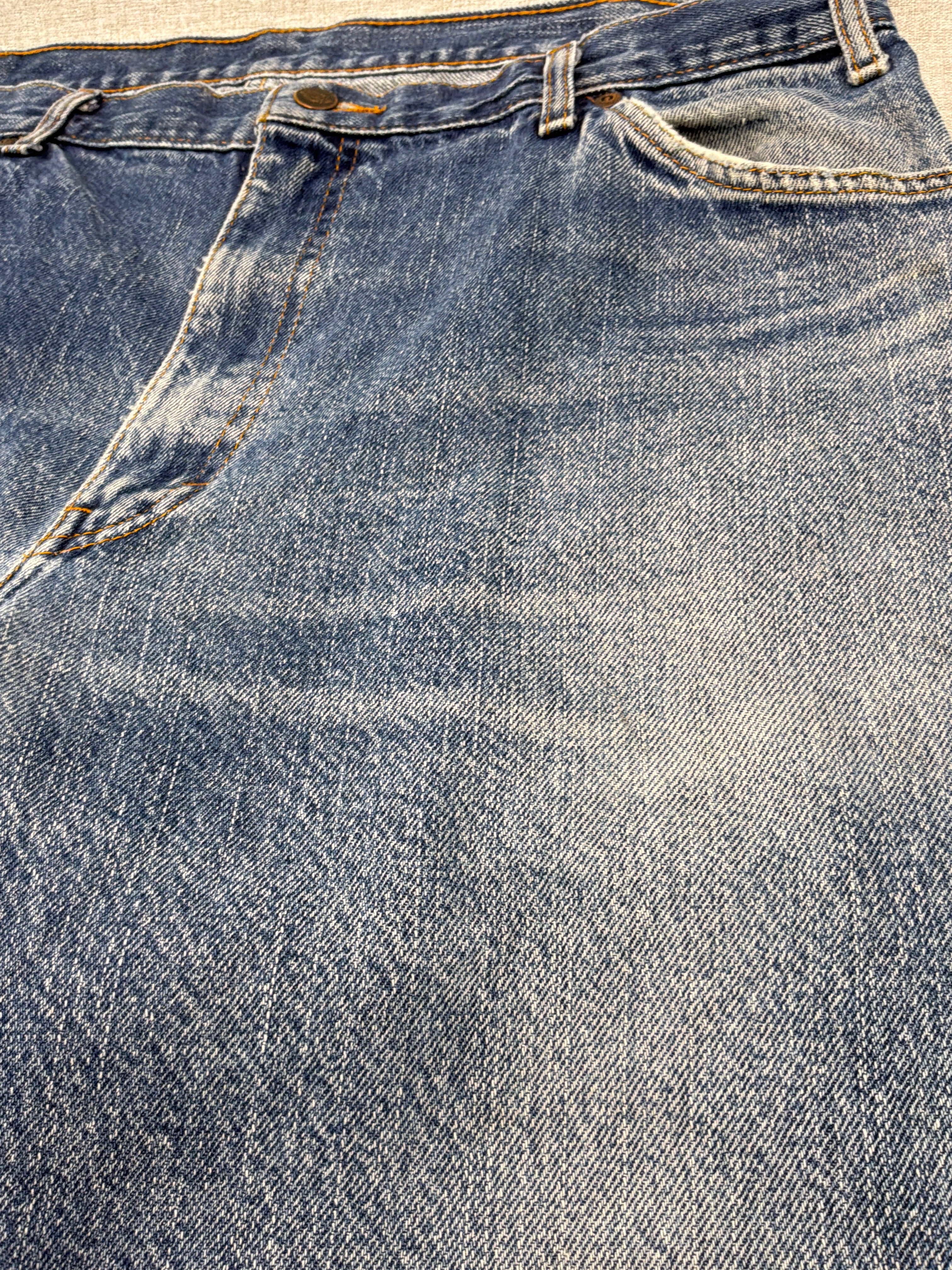Calças de ganga Dickies em algodão de perna direita Desbotados