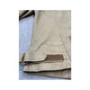 Vintage Beige Leather Moto Jacket with Black Racing Stripes