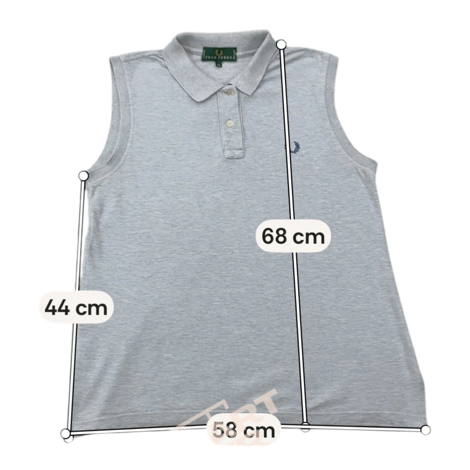 Fred Perry Cotton Piqué Sleeveless Polo Shirt