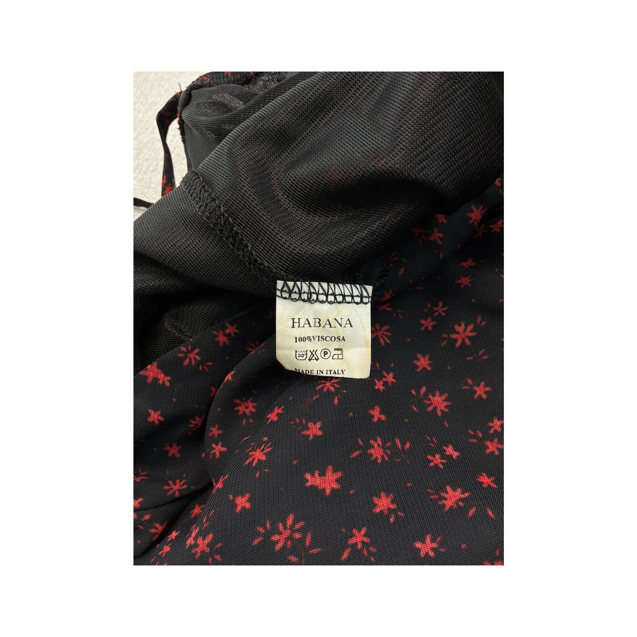 Habana Floral Print Viscose Slip Dress