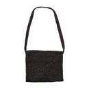 Speckled Tweed-Style Woven Shoulder Bag