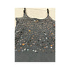 Y2K Black Sequin Cami Tank Top
