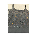 Y2K Black Sequin Cami Tank Top