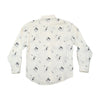 Gianni Versace Vintage Abstract Jacquard Button Up Shirt
