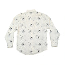 Gianni Versace Vintage Abstract Jacquard Button Up Shirt