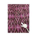 Vintage Handwoven Purple Thai Mudmee Ikat Pencil Skirt