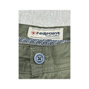 redpoint Olive Green Cotton Cargo Shorts