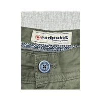 redpoint Olive Green Cotton Cargo Shorts