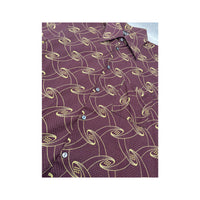 Young Style 2000 Abstract Chain Print Button-Up Shirt