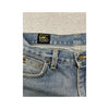 Lee Vintage Light Wash Pink Wave Pocket Straight Leg Jeans