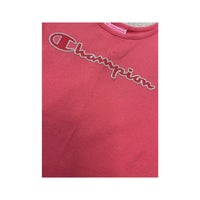 Top de alças Champion com logótipo em Glitter prateado