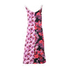 Pinko Floral Colorblock Slip Dress