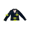 Calvin Klein Jeans Crest Patch Single-Button Blazer Jacket