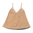 Rinascimento Lace Trim Patchwork Sequin Tank Top