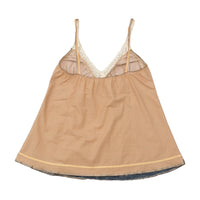 Rinascimento Lace Trim Patchwork Sequin Tank Top