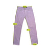 Fay Lilac Slim Fit Five-Pocket Cotton Pants